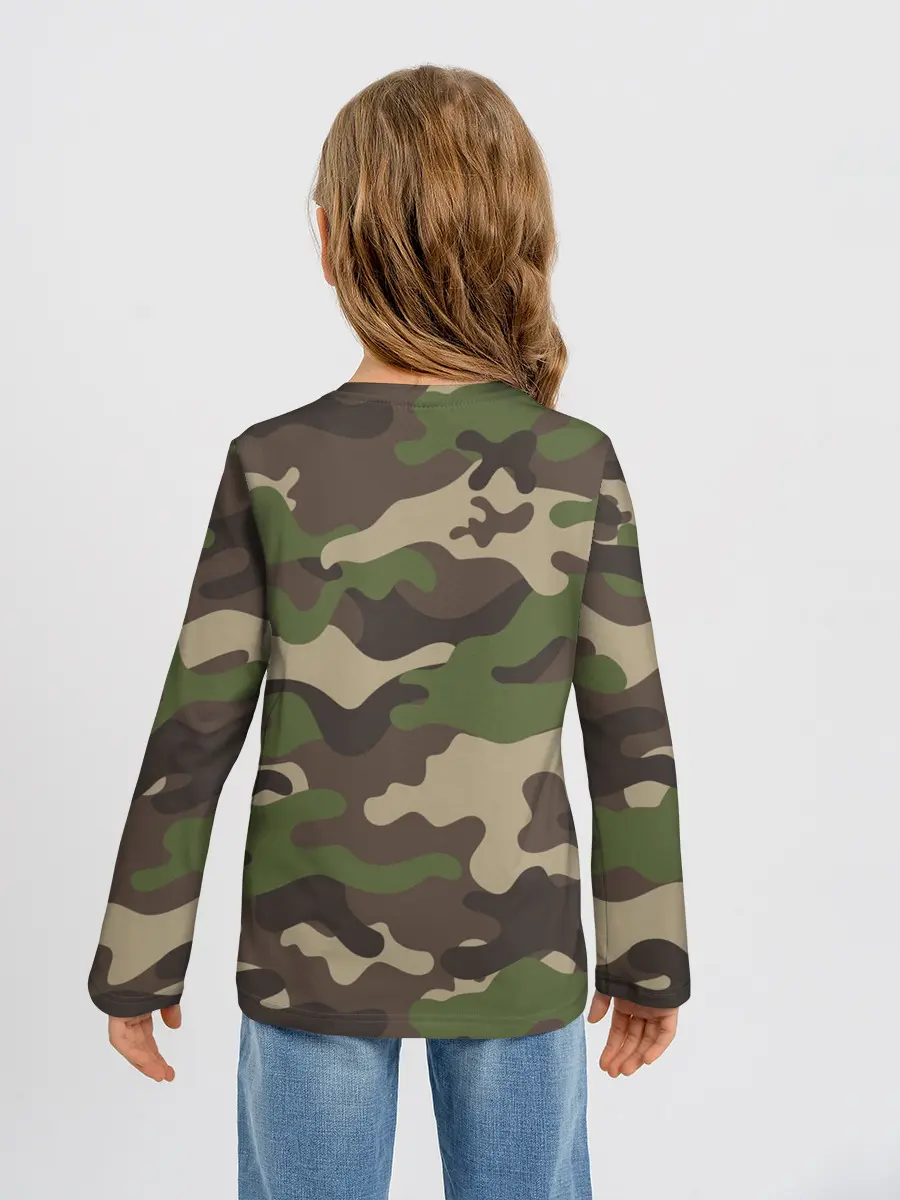 Детский лонгслив / МИЛИТАРИ