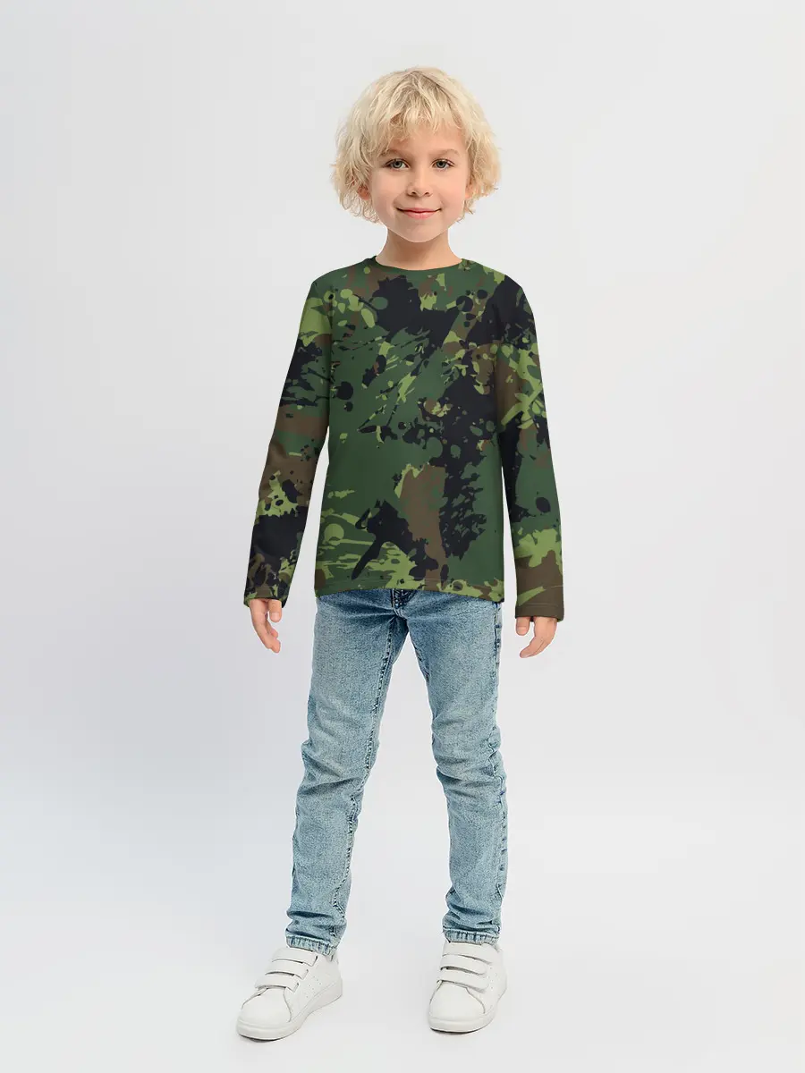 Детский лонгслив / МИЛИТАРИ