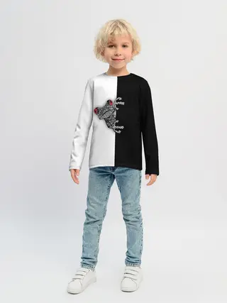 Детский лонгслив / Лягуха