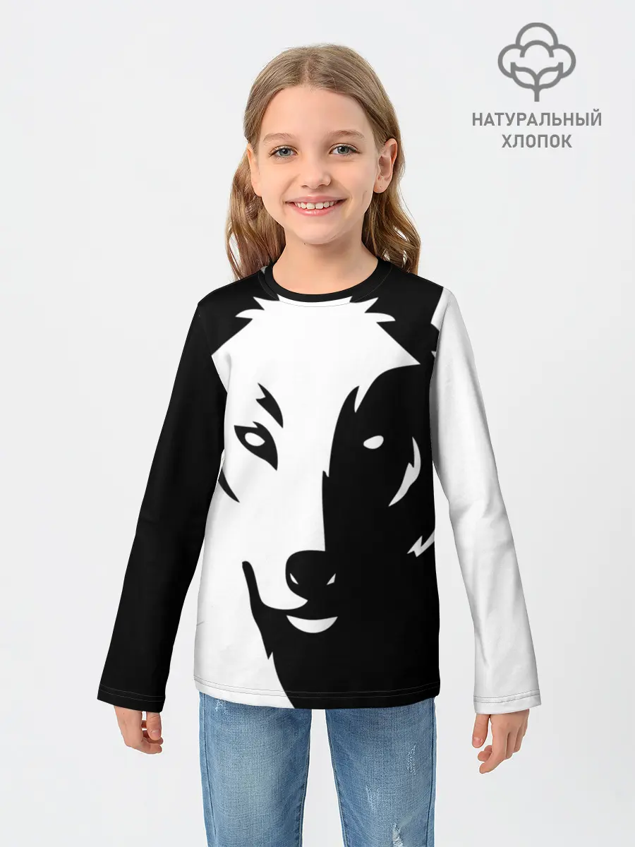Детский лонгслив / Зверь