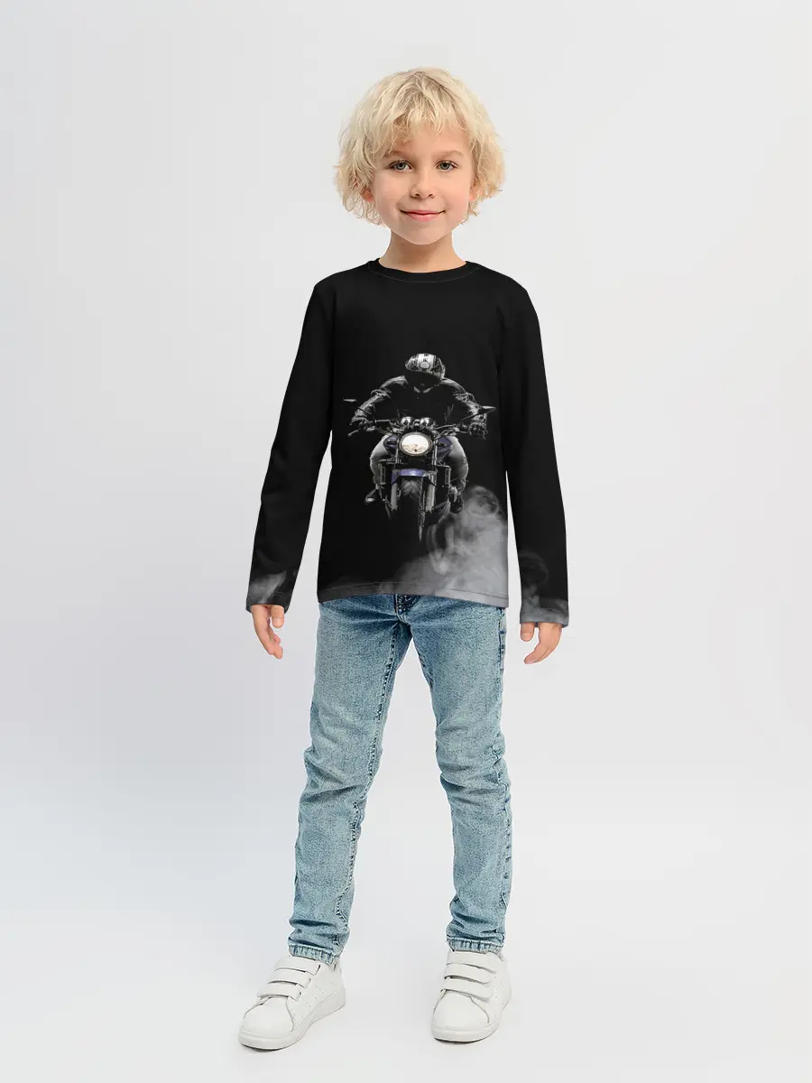Детский лонгслив / МОТОЦИКЛЫ
