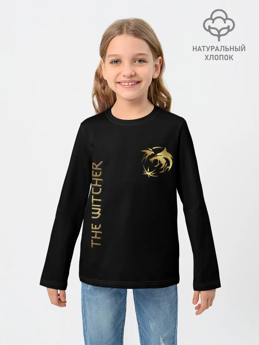Детский лонгслив / The Witcher Gold