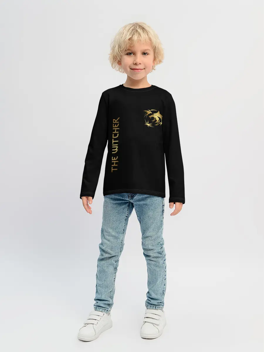 Детский лонгслив / The Witcher Gold