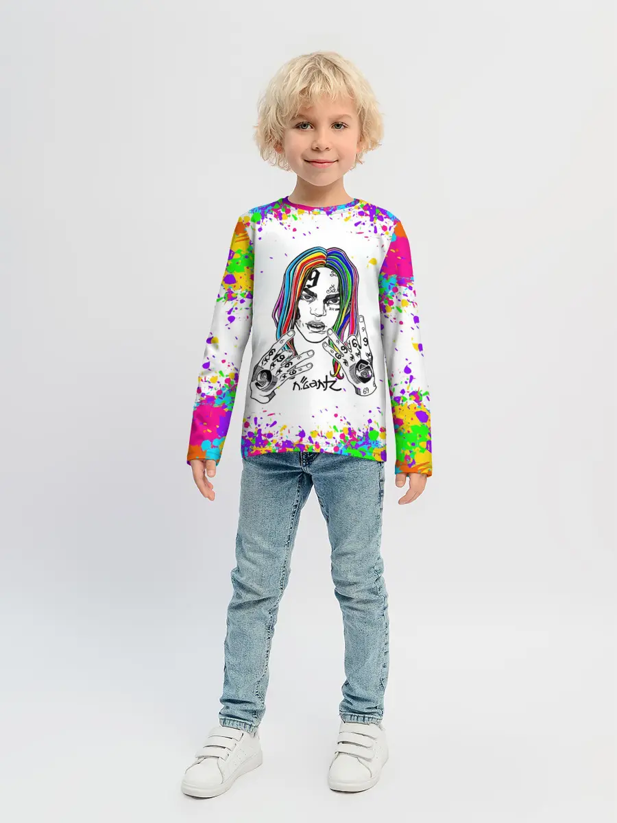 Детский лонгслив / Такеши 6ix9ine