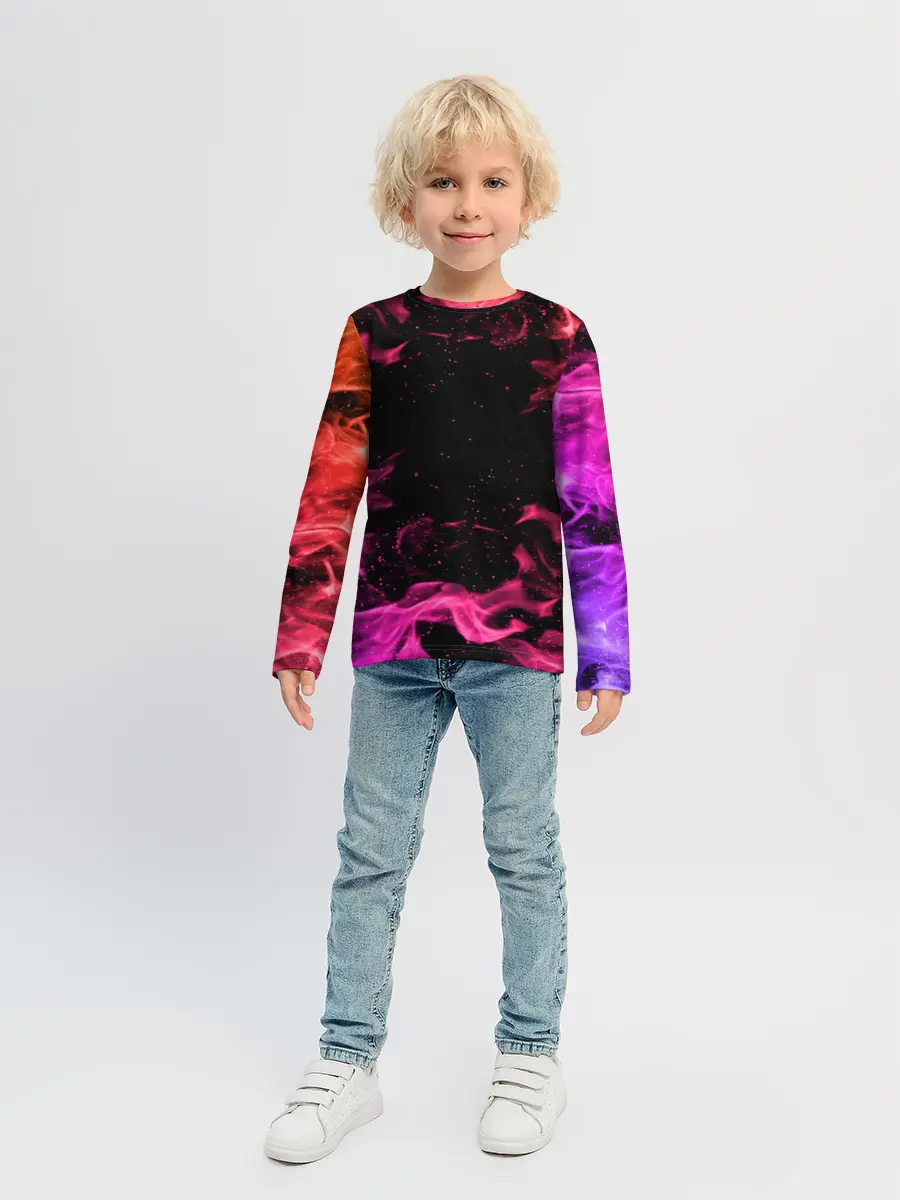Детский лонгслив / ОГОНЬ