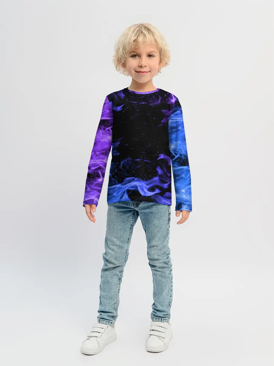 Детский лонгслив / ОГОНЬ