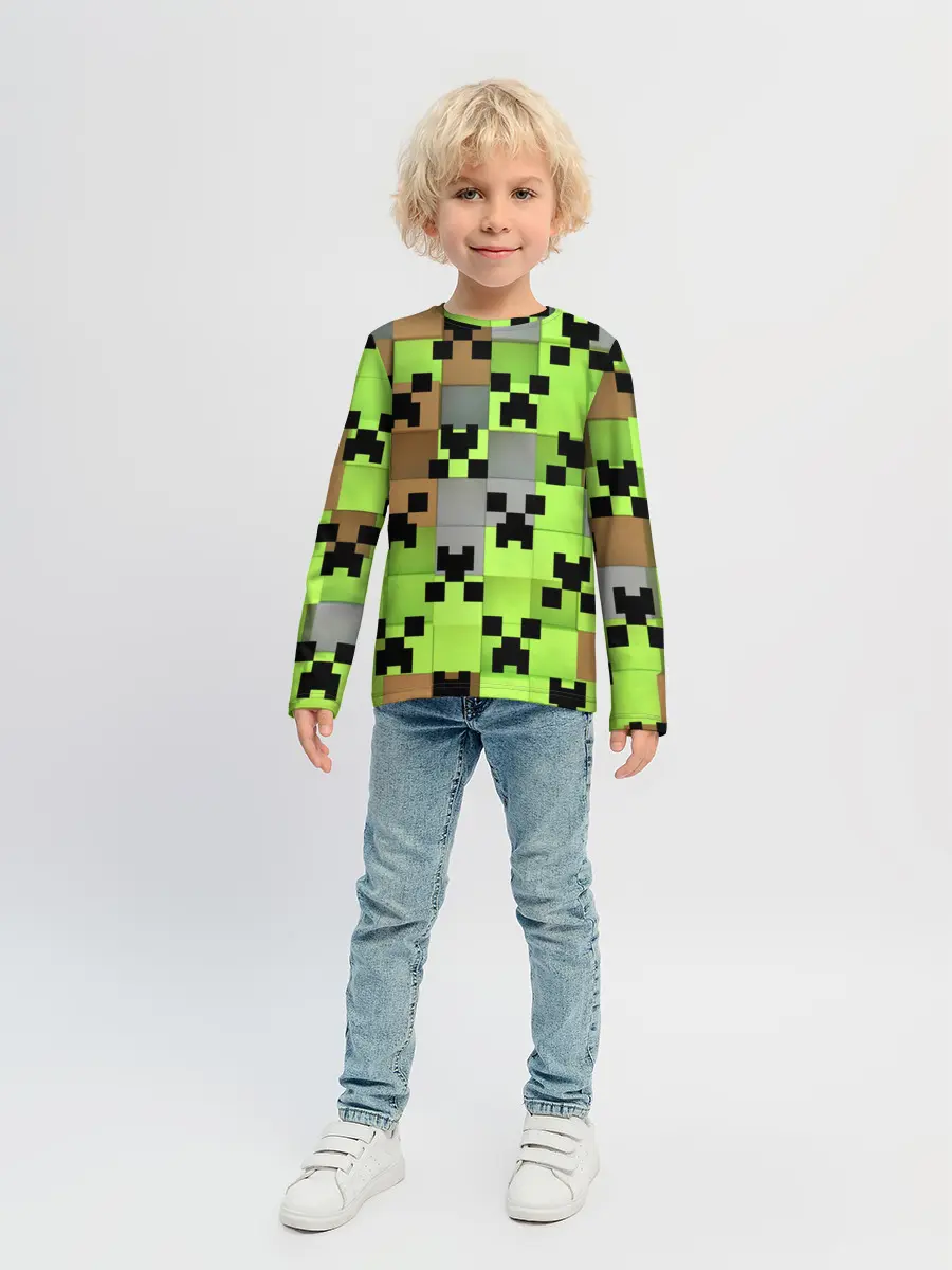 Детский лонгслив / Minecraft.
