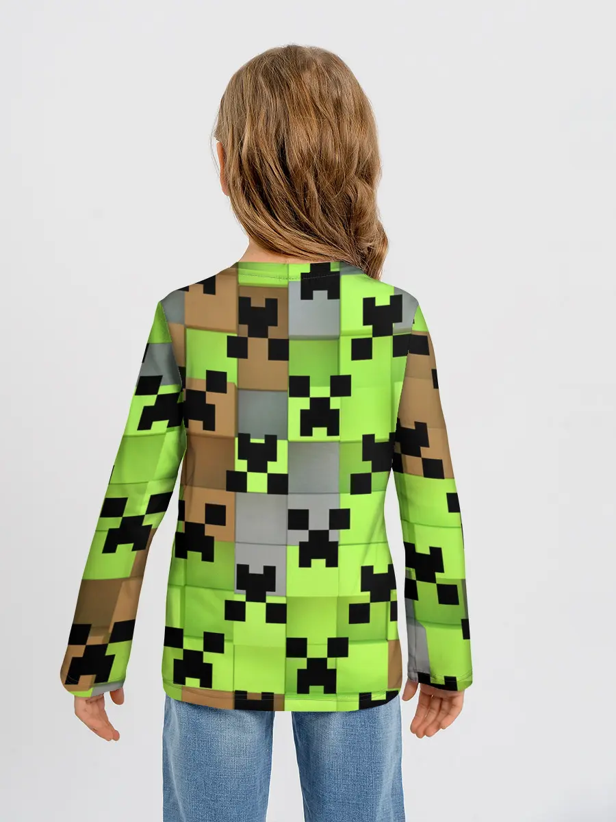 Детский лонгслив / Minecraft.