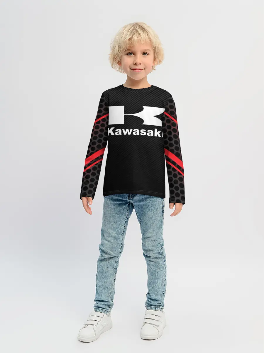 Детский лонгслив / KAWASAKI | КАВАСАКИ