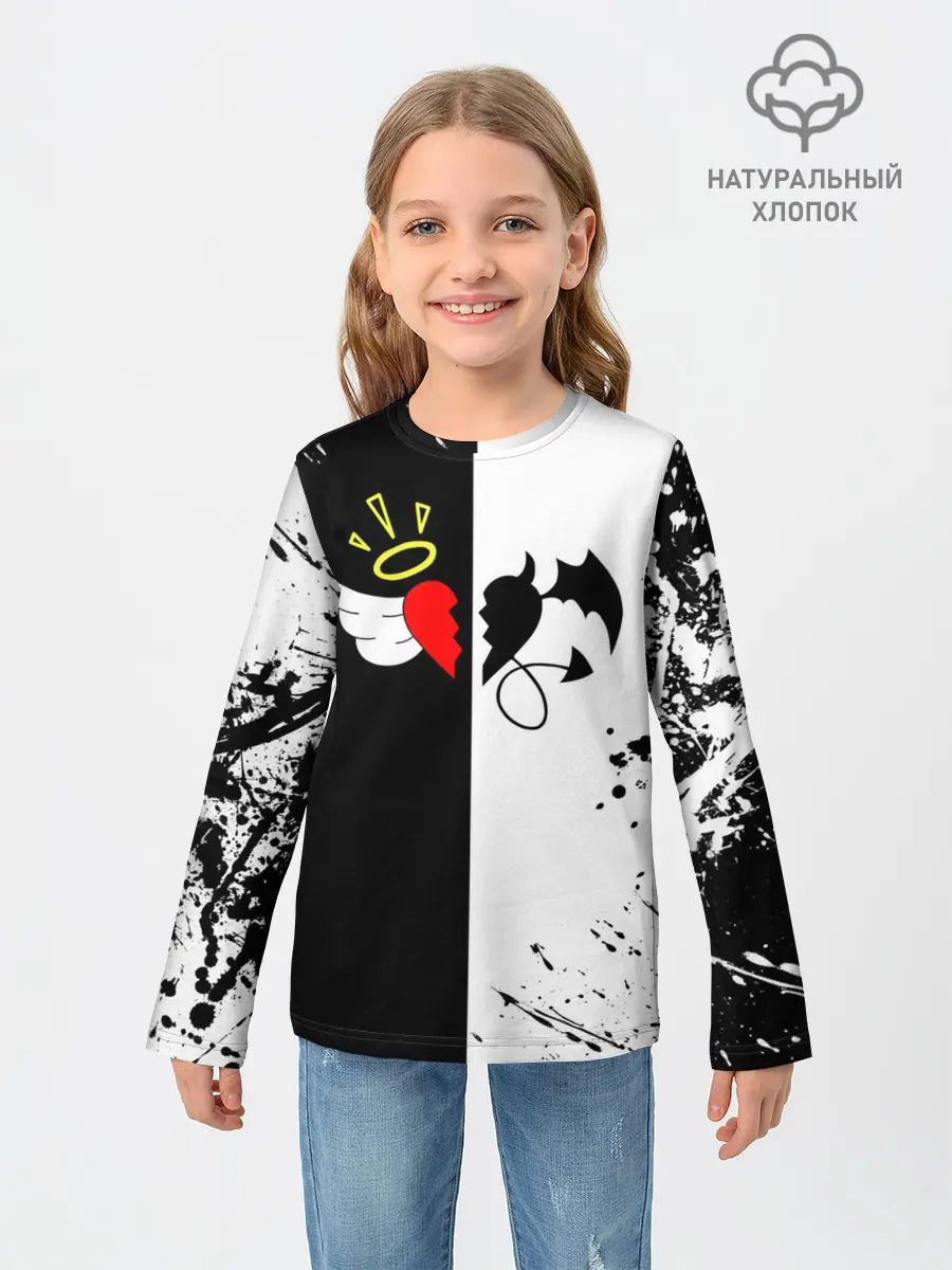 Детский лонгслив / Добро и зло, Payton Moormeier