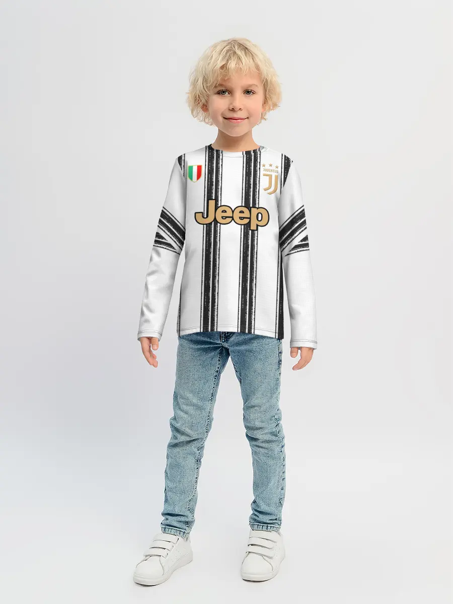 Детский лонгслив / Juventus home 20-21
