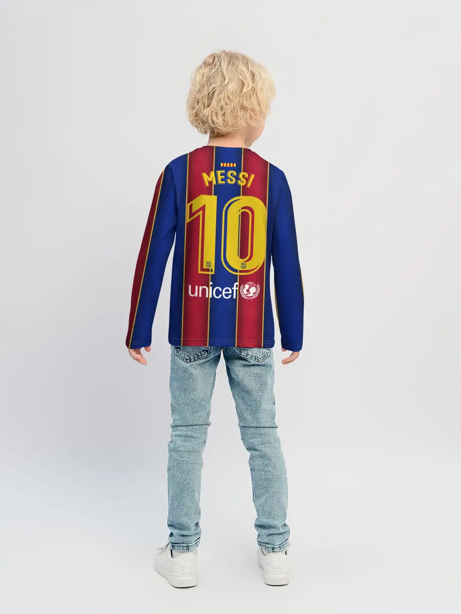 Детский лонгслив / Messi home 20-21
