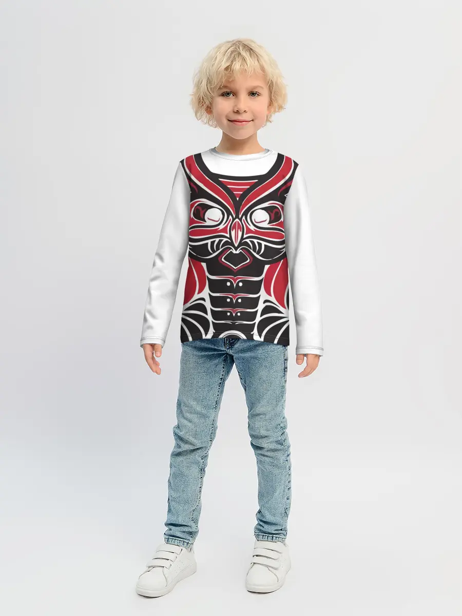 Детский лонгслив / Птица