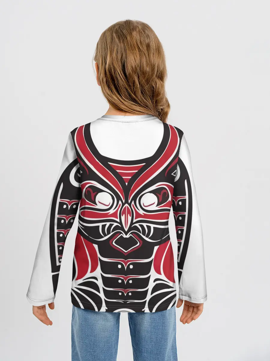 Детский лонгслив / Птица