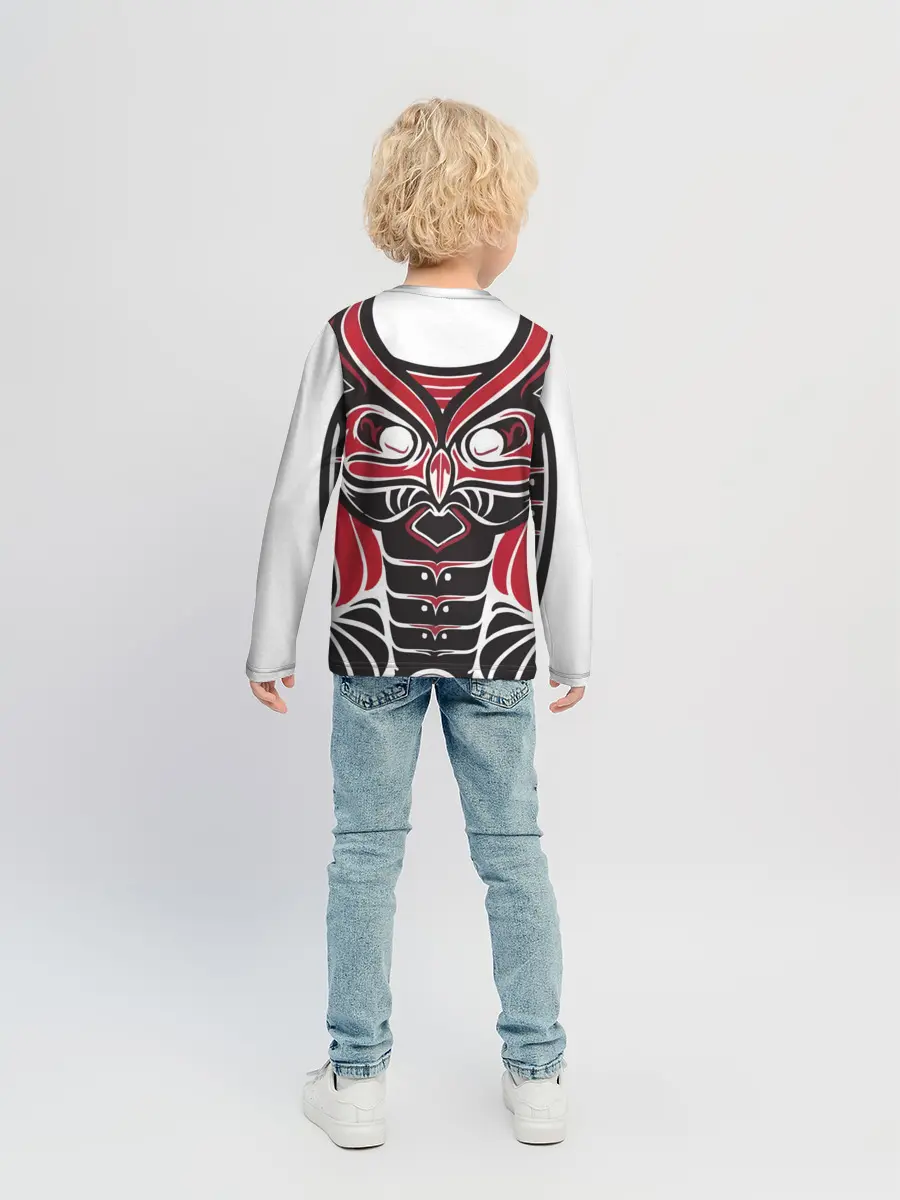 Детский лонгслив / Птица