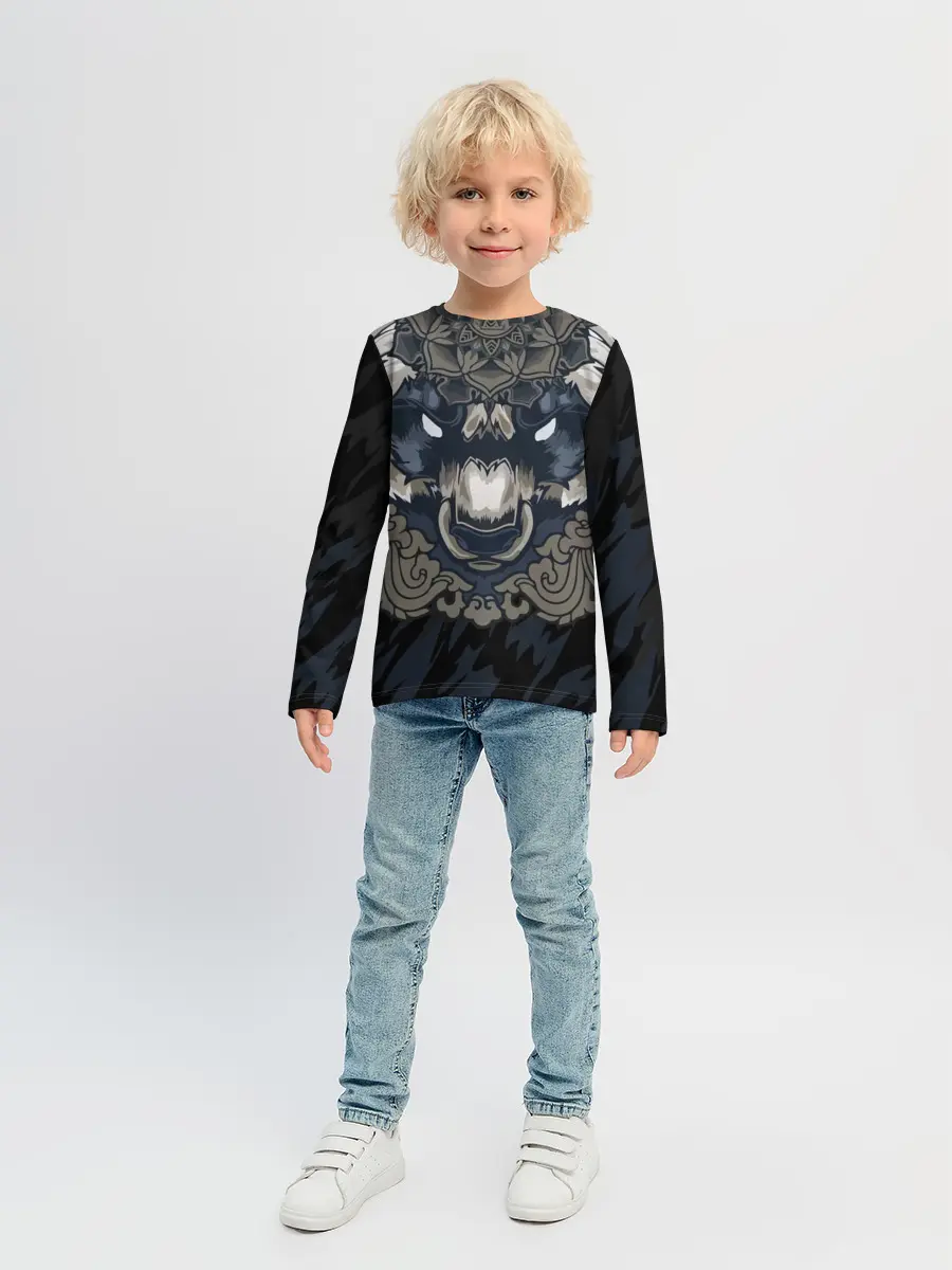 Детский лонгслив / Зверь