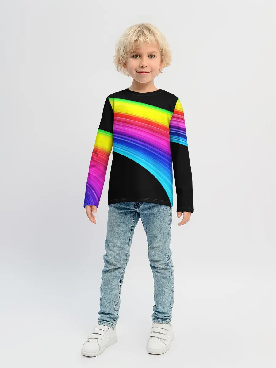 Детский лонгслив / ABSTRACT TREND