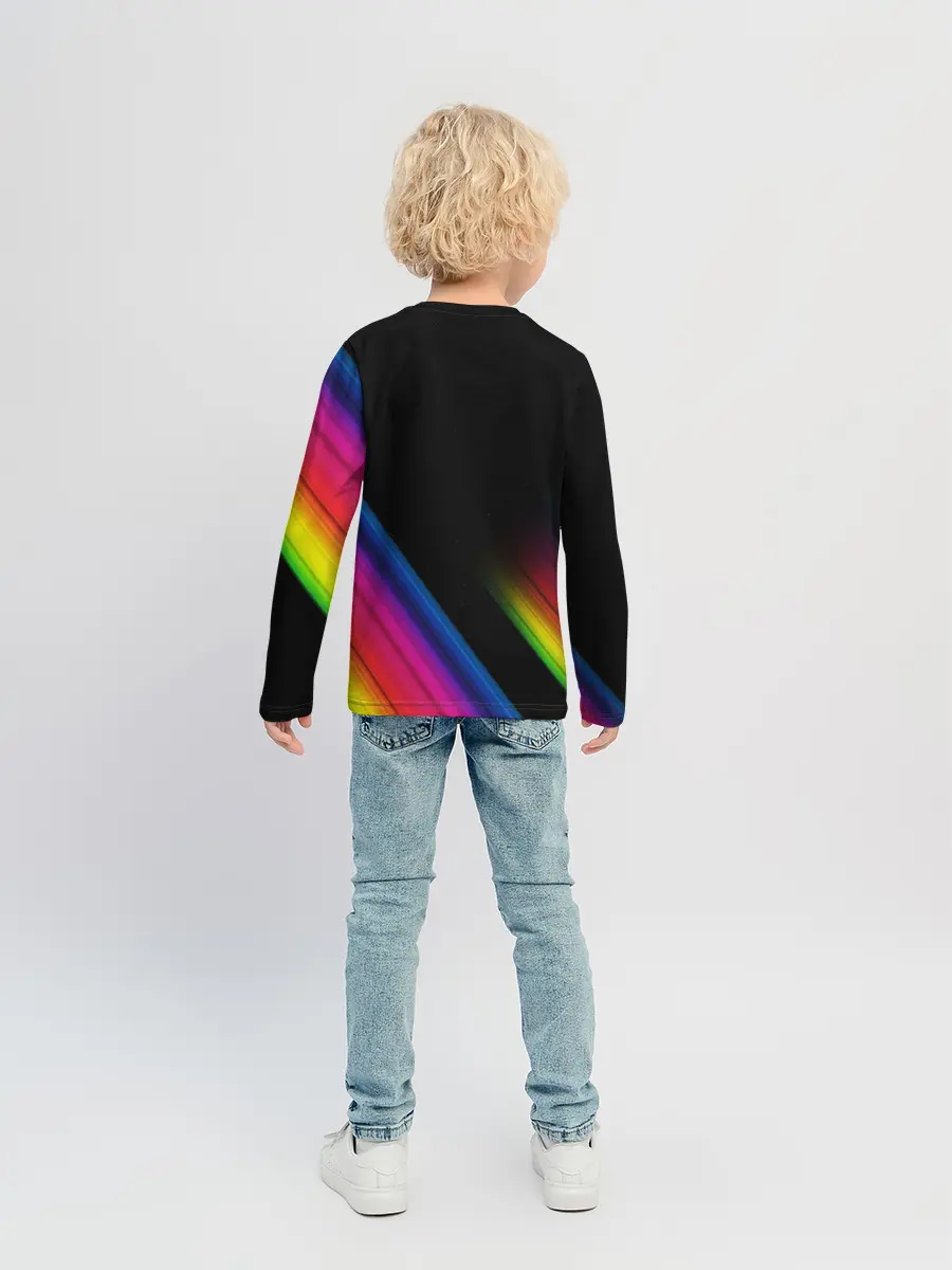 Детский лонгслив / НЕОНОВАЯ ТЕКСТУРА