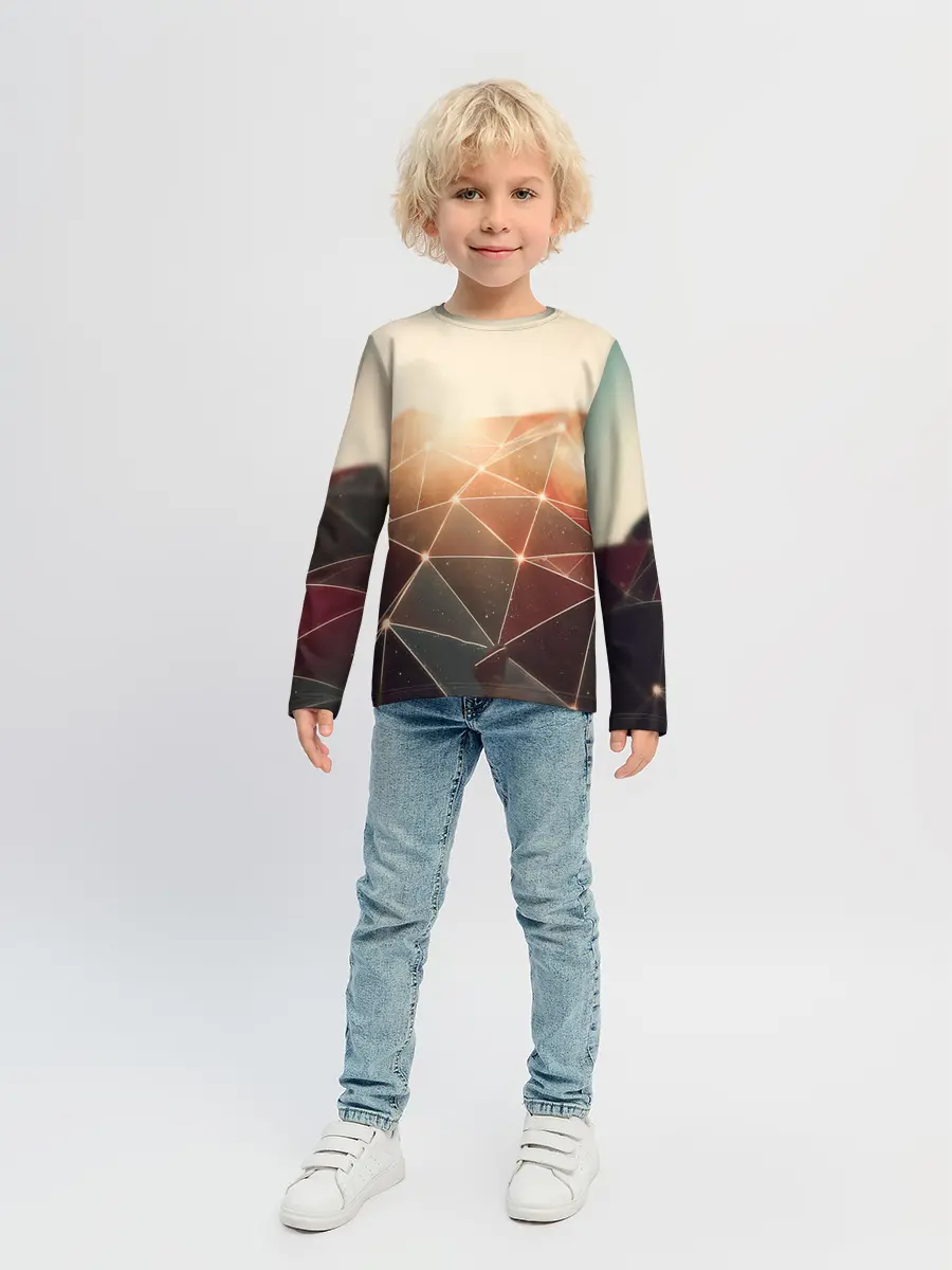Детский лонгслив / ABSTRACT DIGITAL
