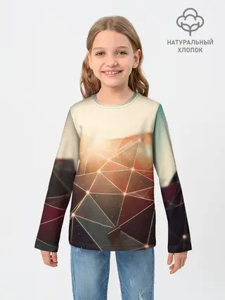 Детский лонгслив / ABSTRACT DIGITAL