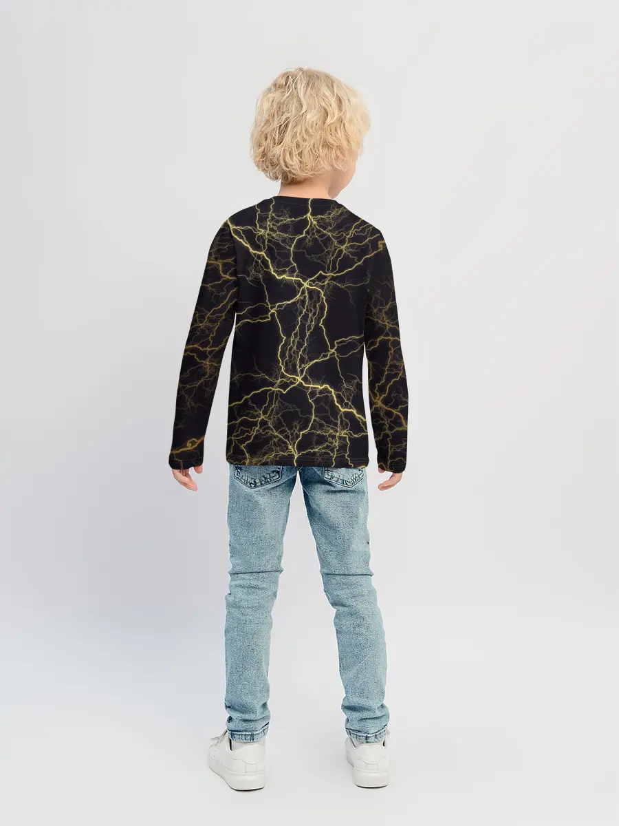 Детский лонгслив / Meowcles Fortnite 2