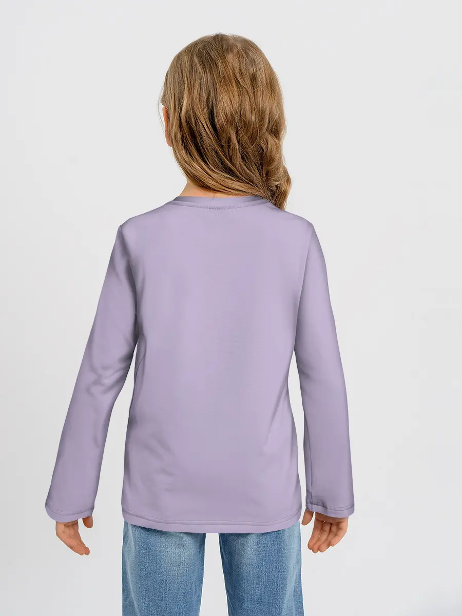 Детский лонгслив / Лаванда