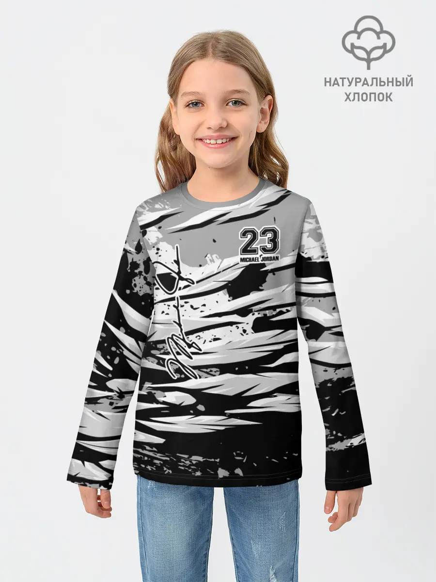 Детский лонгслив / Michael Jordan 23