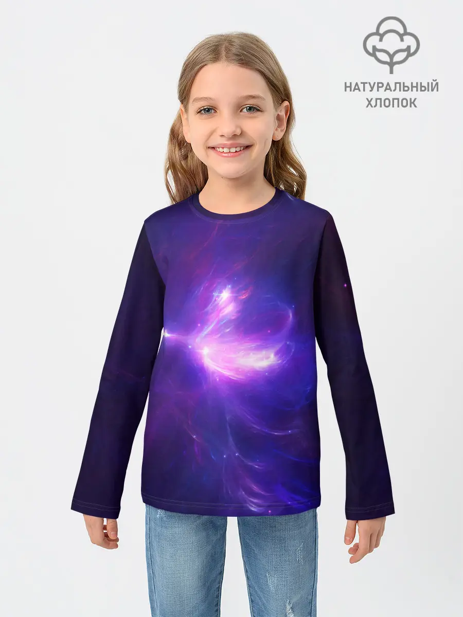 Детский лонгслив / Абстракция