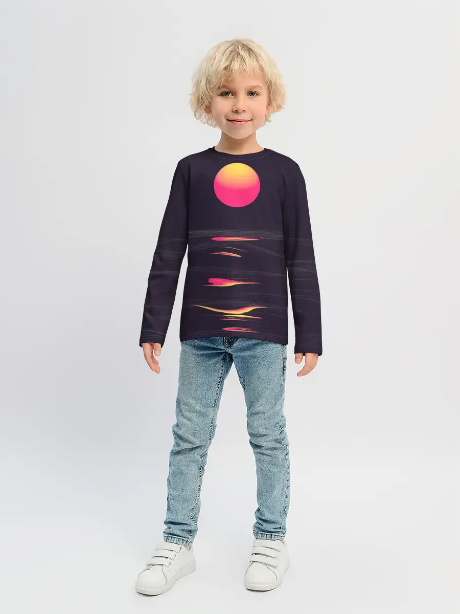 Детский лонгслив / Абстракция