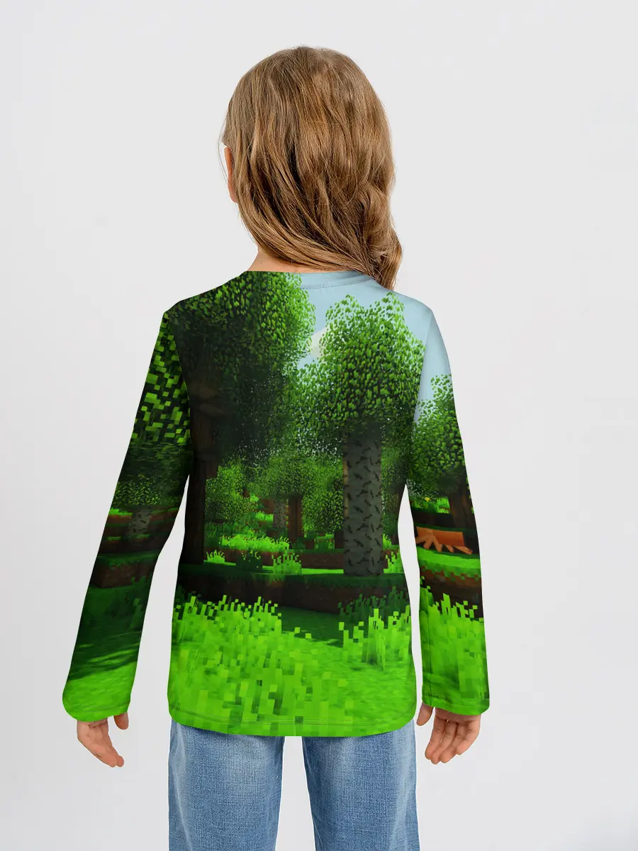 Детский лонгслив / МАЙНКРАФТ