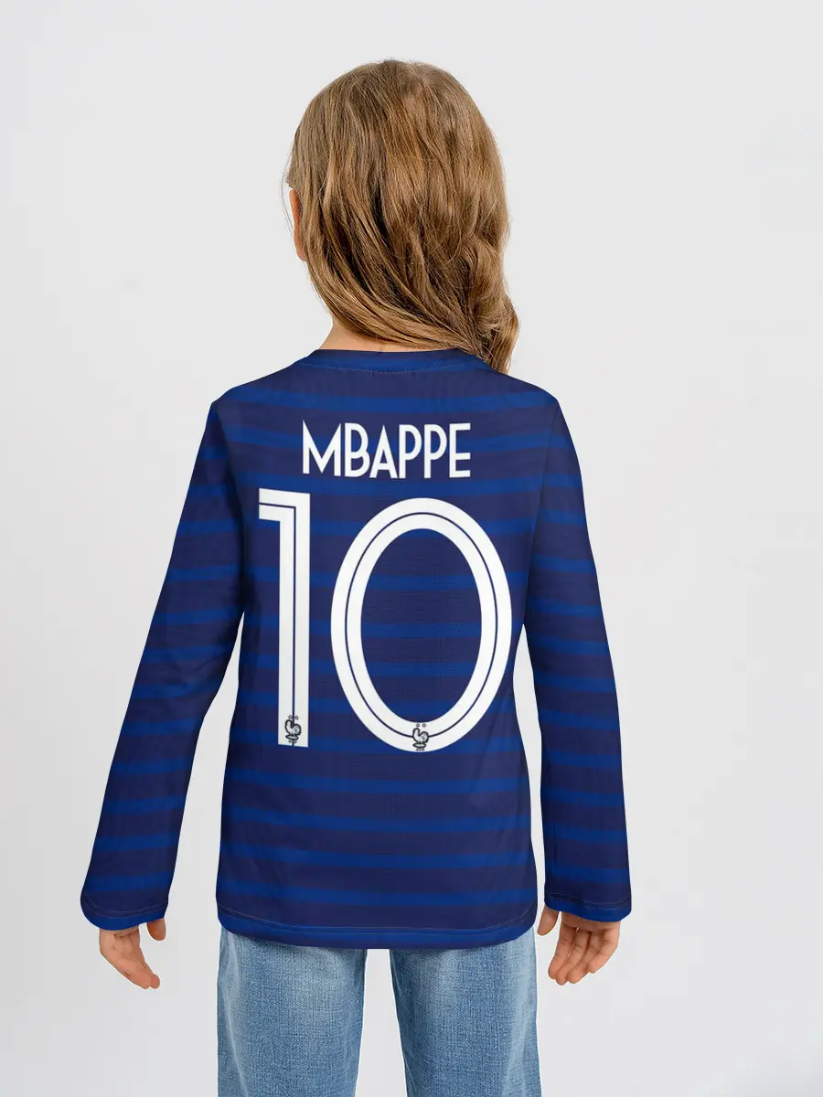 Детский лонгслив / Mbappe home EURO 2020
