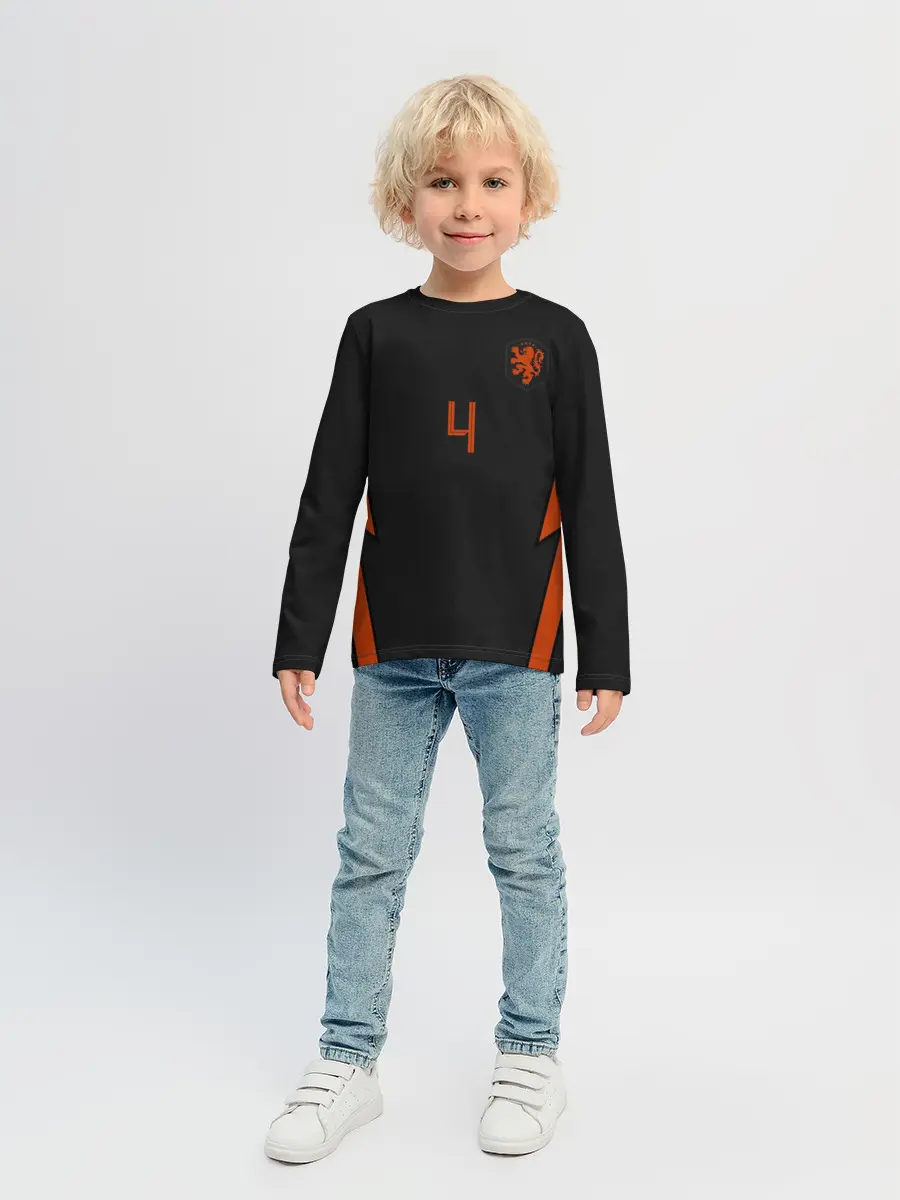 Детский лонгслив / Van Dijk away EURO 2020