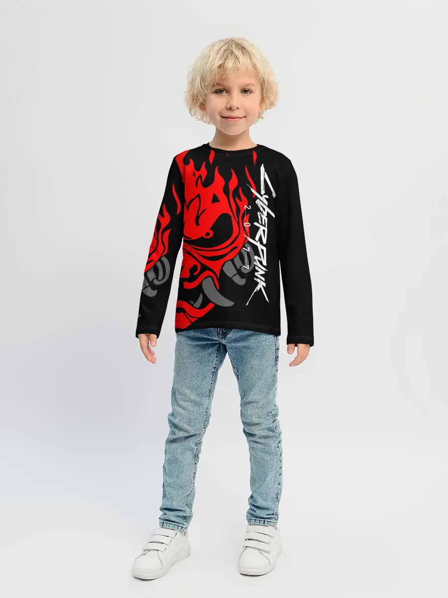 Детский лонгслив / CYBERPUNK 2077 SAMURAI | САМУРАЙ