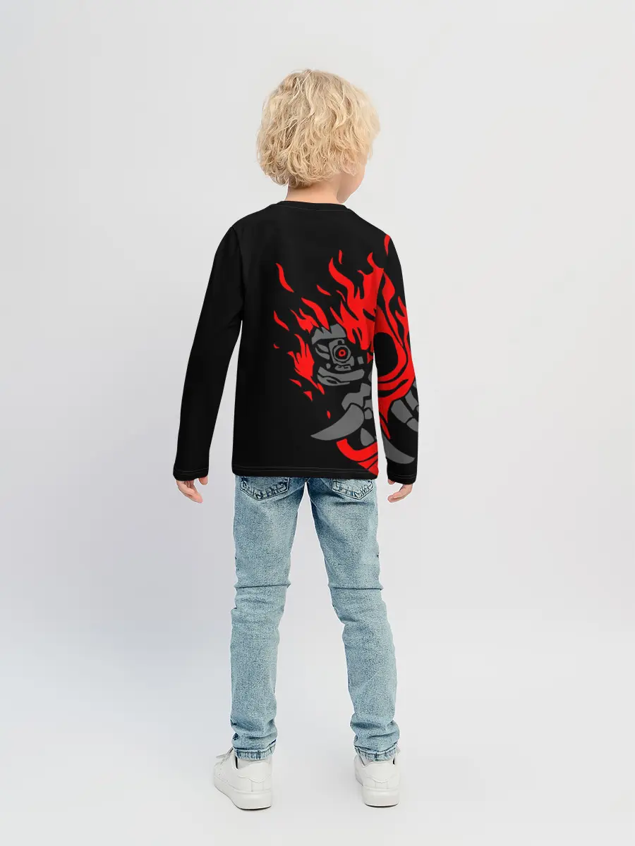 Детский лонгслив / CYBERPUNK 2077 SAMURAI | САМУРАЙ