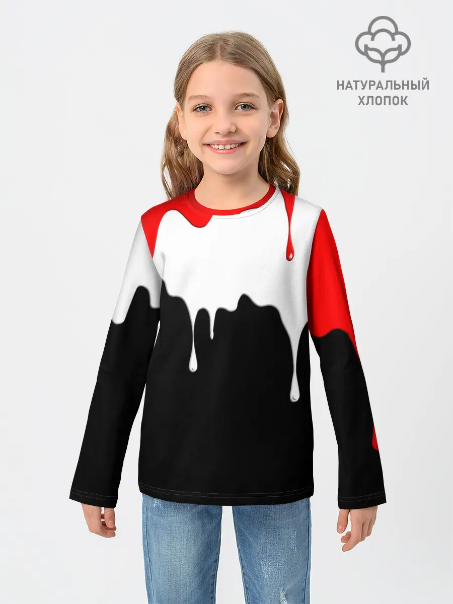 Детский лонгслив / ПОДТЁКИ.
