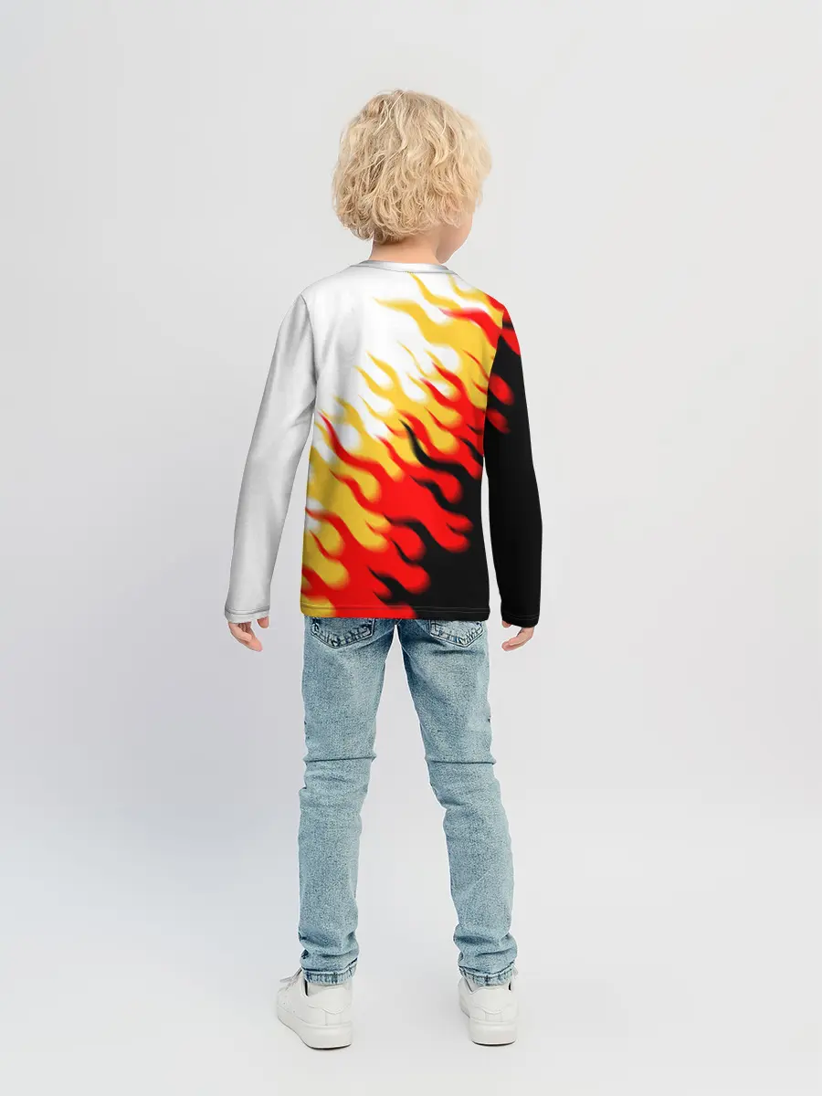 Детский лонгслив / ОГОНЬ.