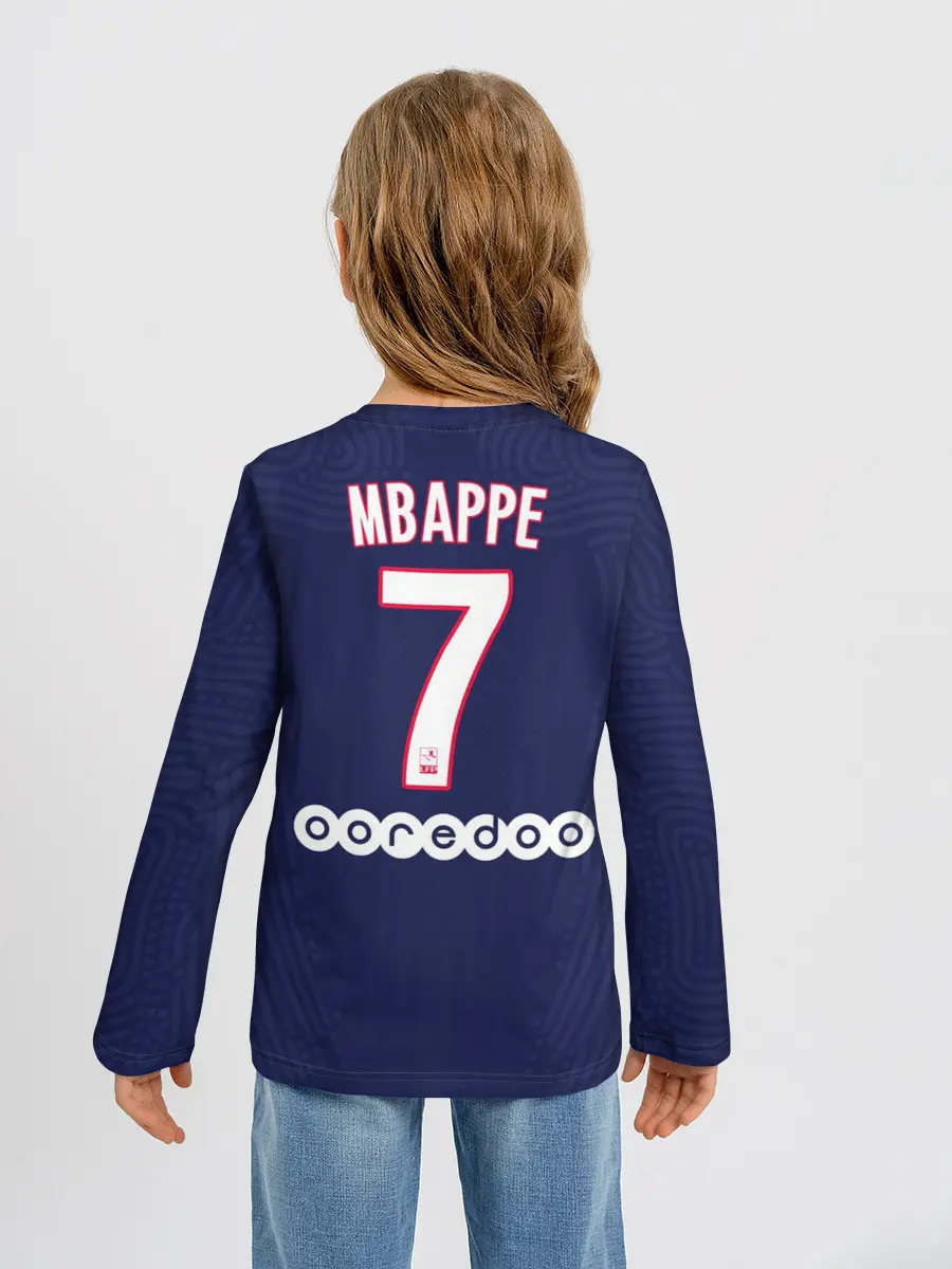 Детский лонгслив / Mbappe home 20-21