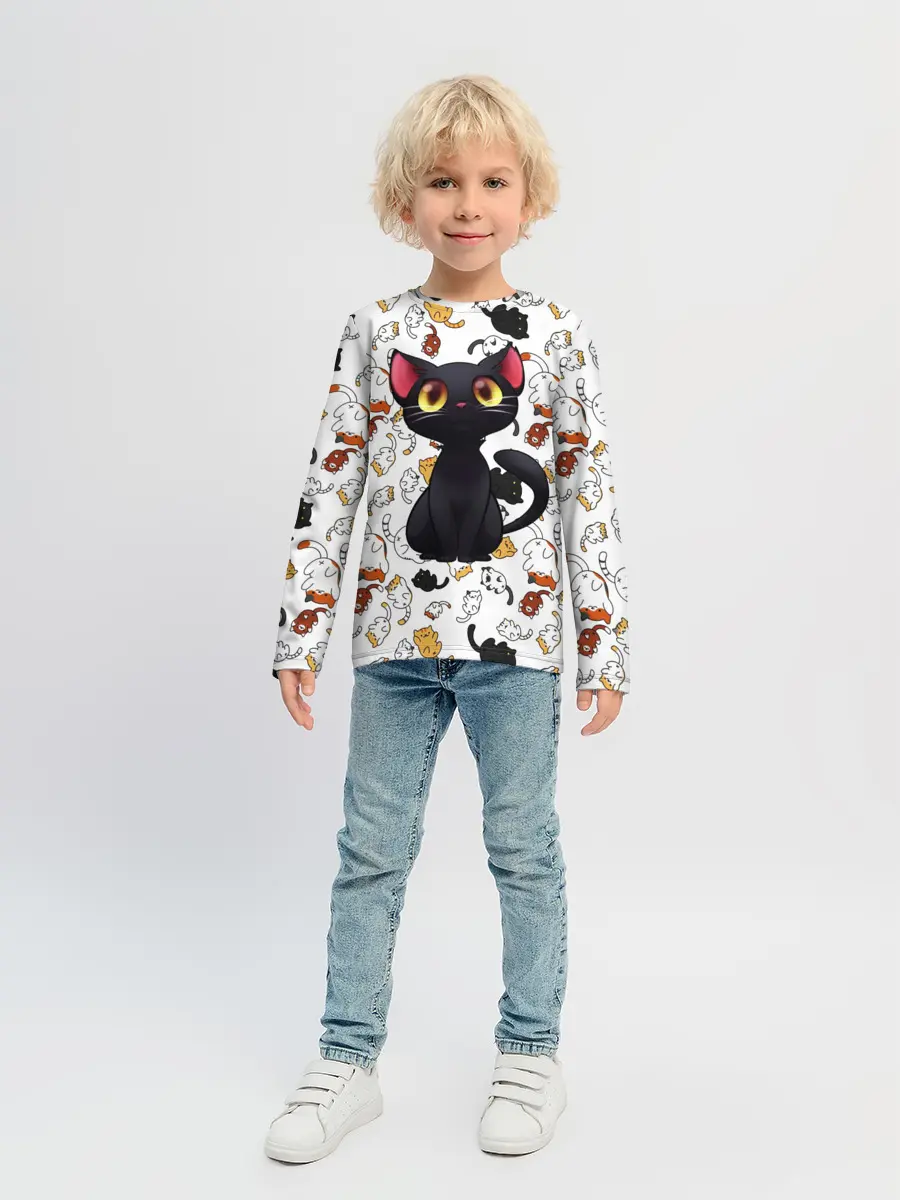 Детский лонгслив / Котэ | Котята