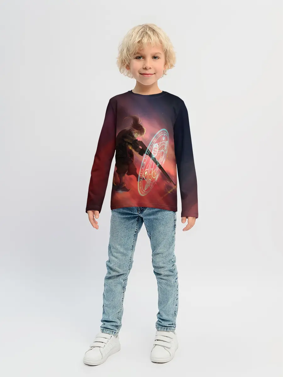 Детский лонгслив / Удар Тани