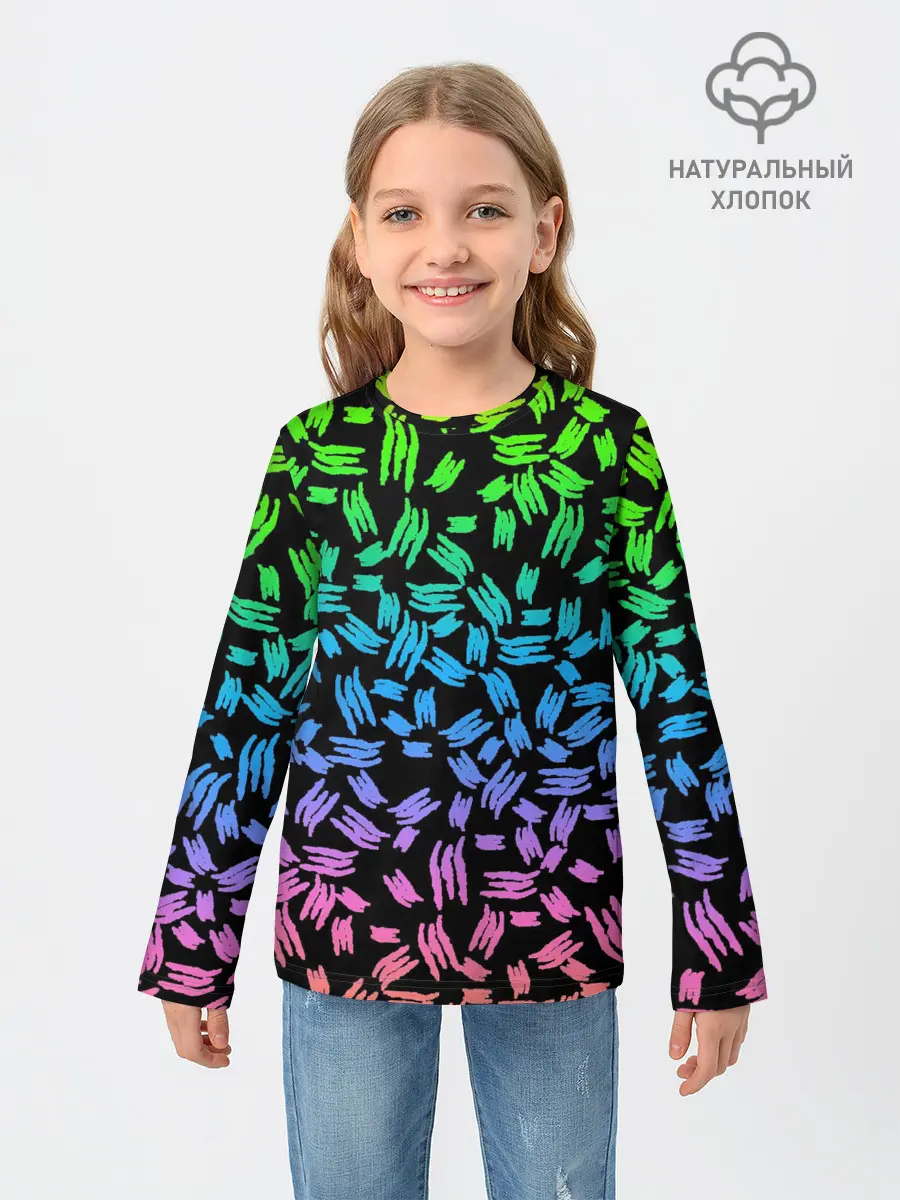 Детский лонгслив / PATTERN MONSTER ENERGY