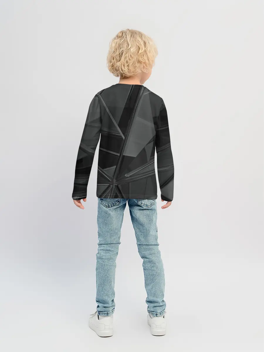 Детский лонгслив / Stone | Black