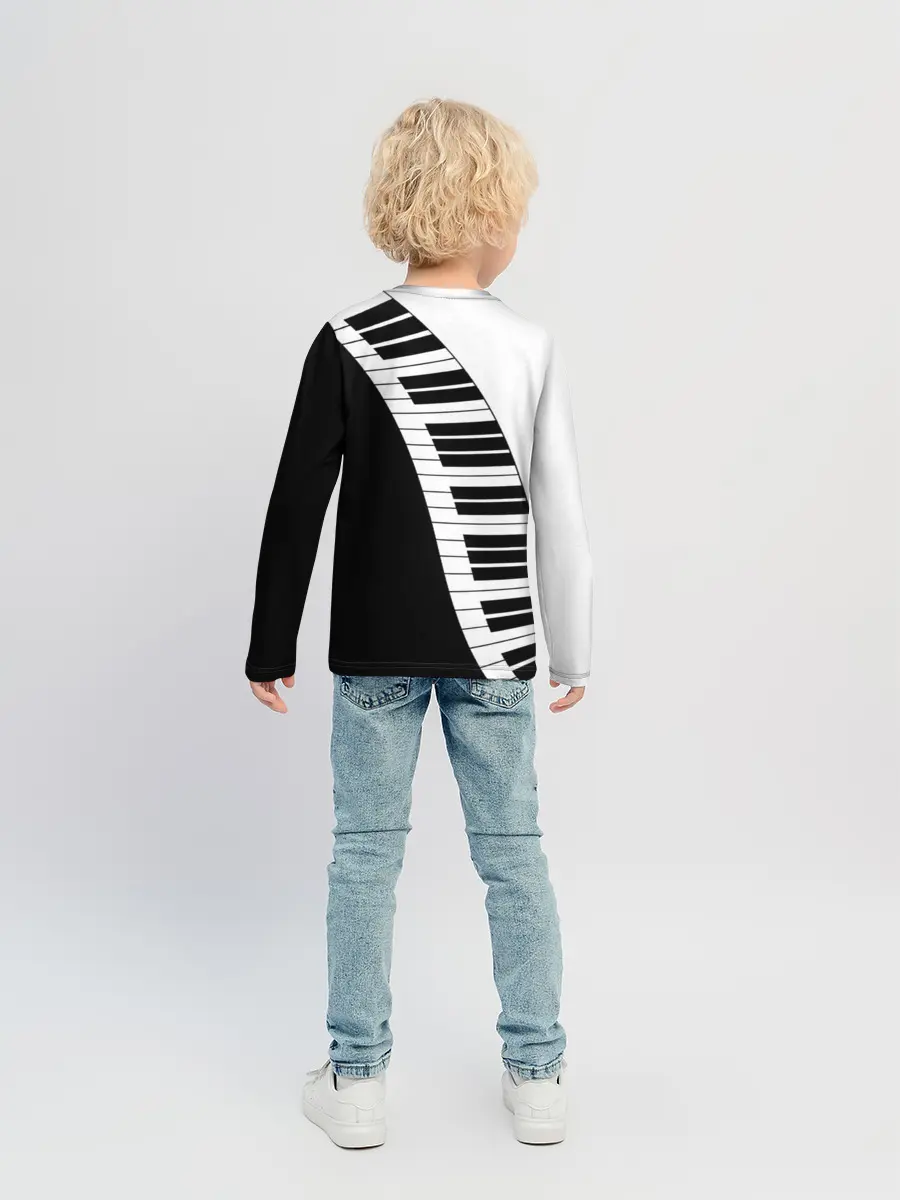 Детский лонгслив / Piano | Пианино
