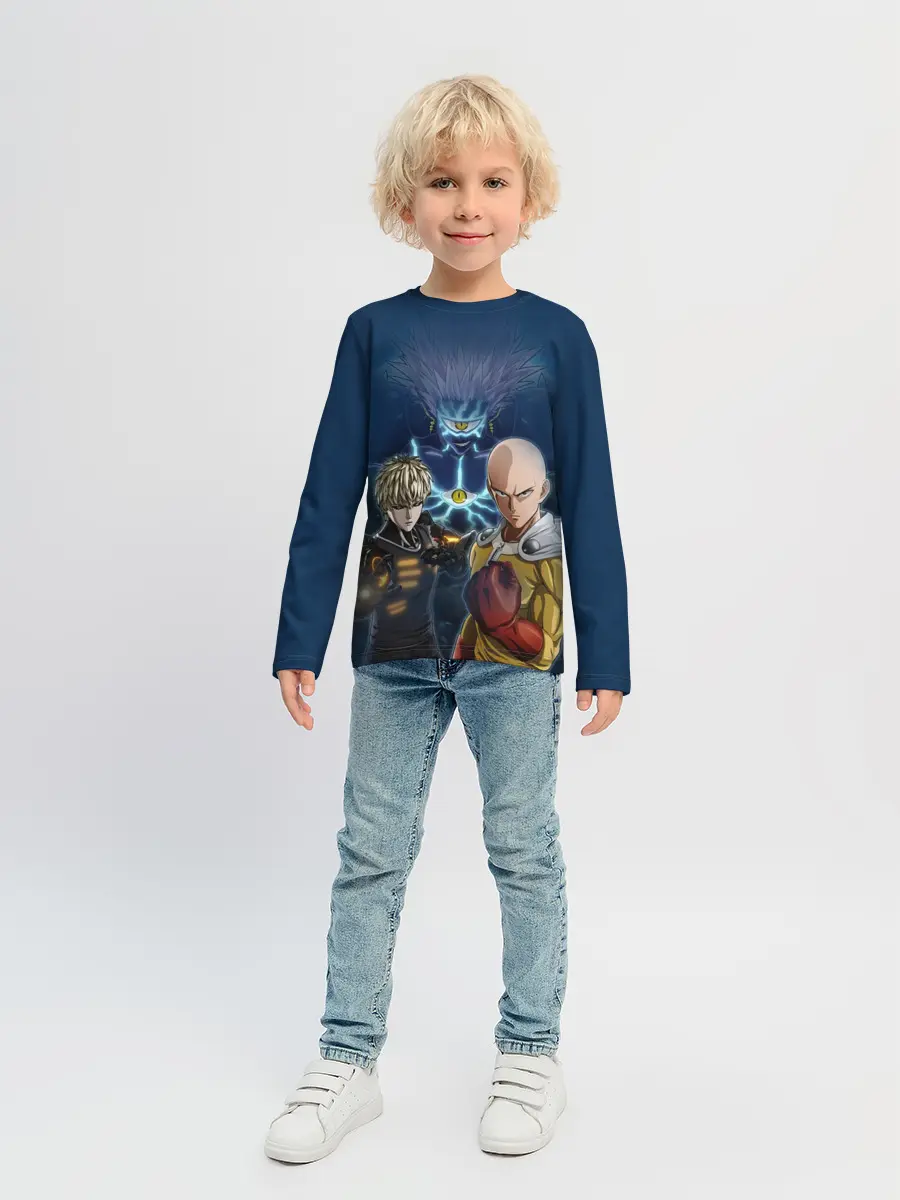Детский лонгслив / Сайтама и соперники