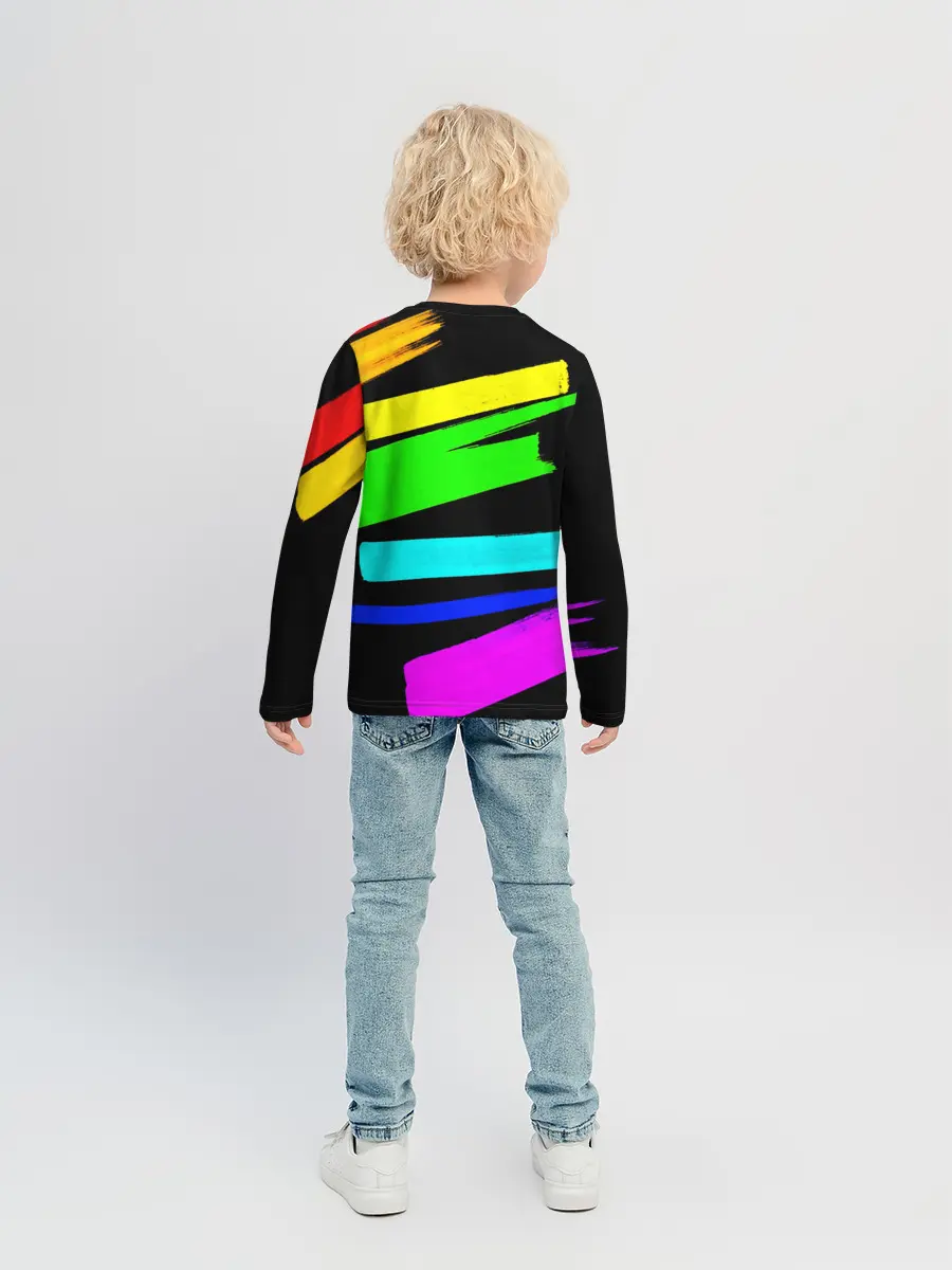 Детский лонгслив / НЕОНОВЫЕ КРАСКИ