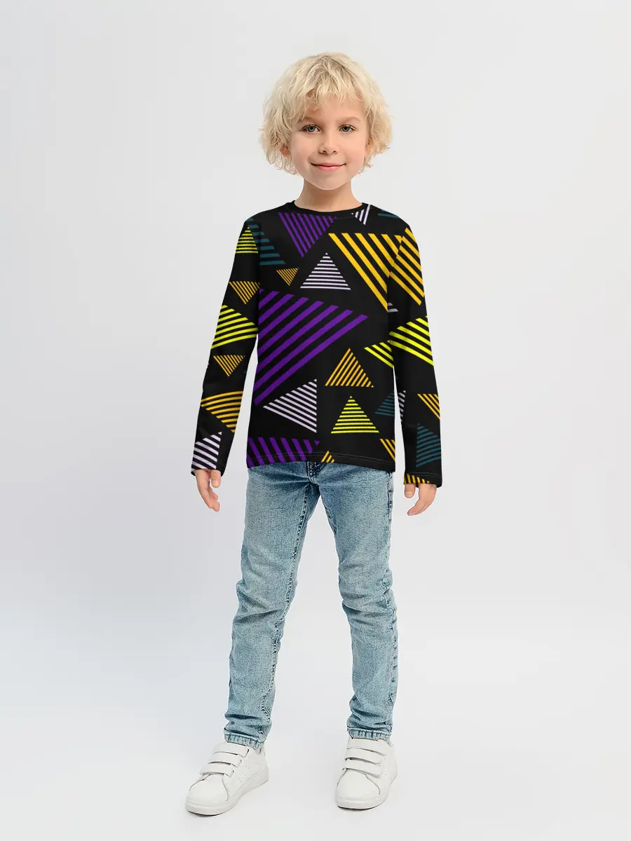 Детский лонгслив / ГЕОМЕТРИЯ