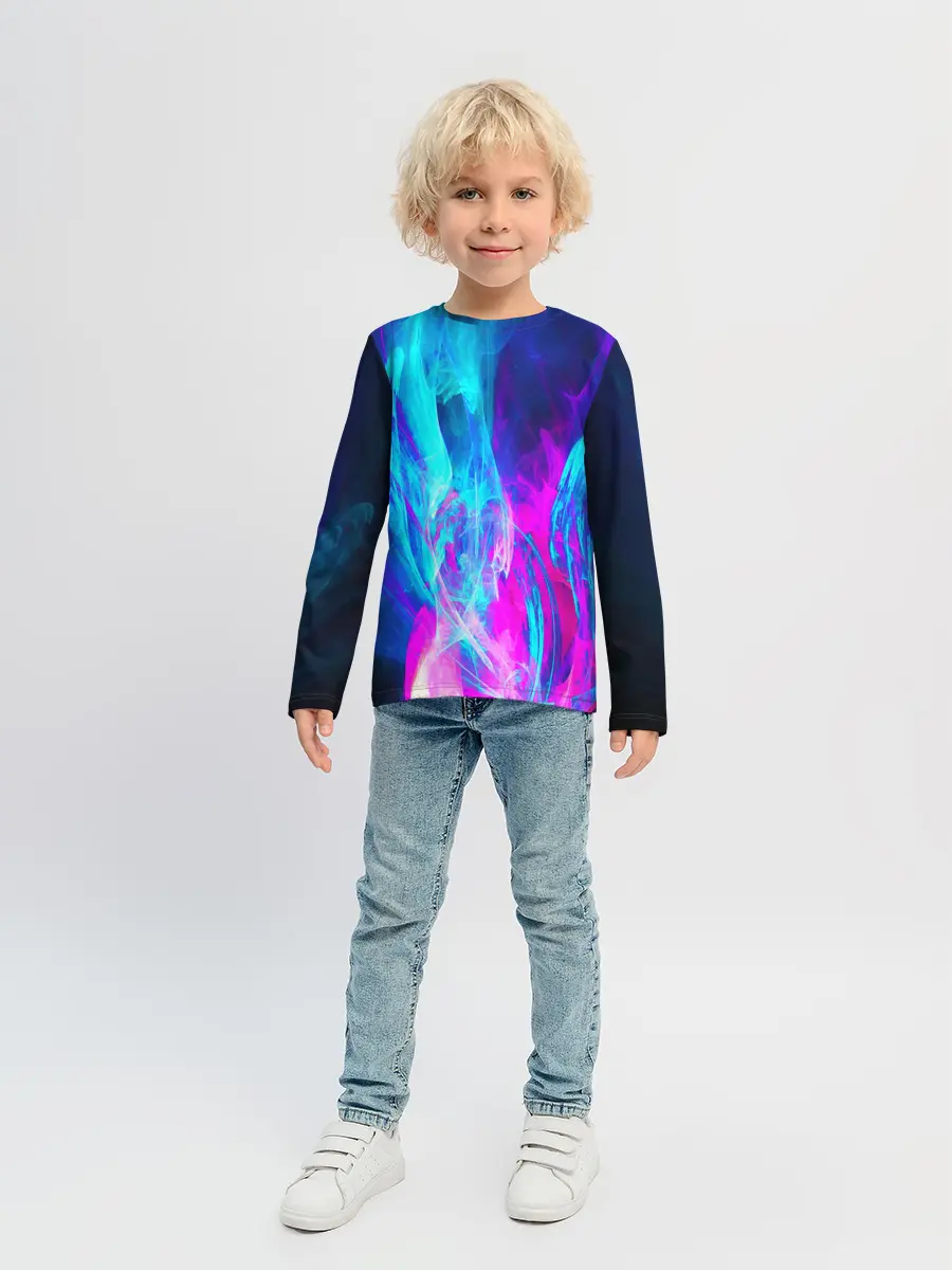 Детский лонгслив / НЕОНОВЫЕ КРАСКИ