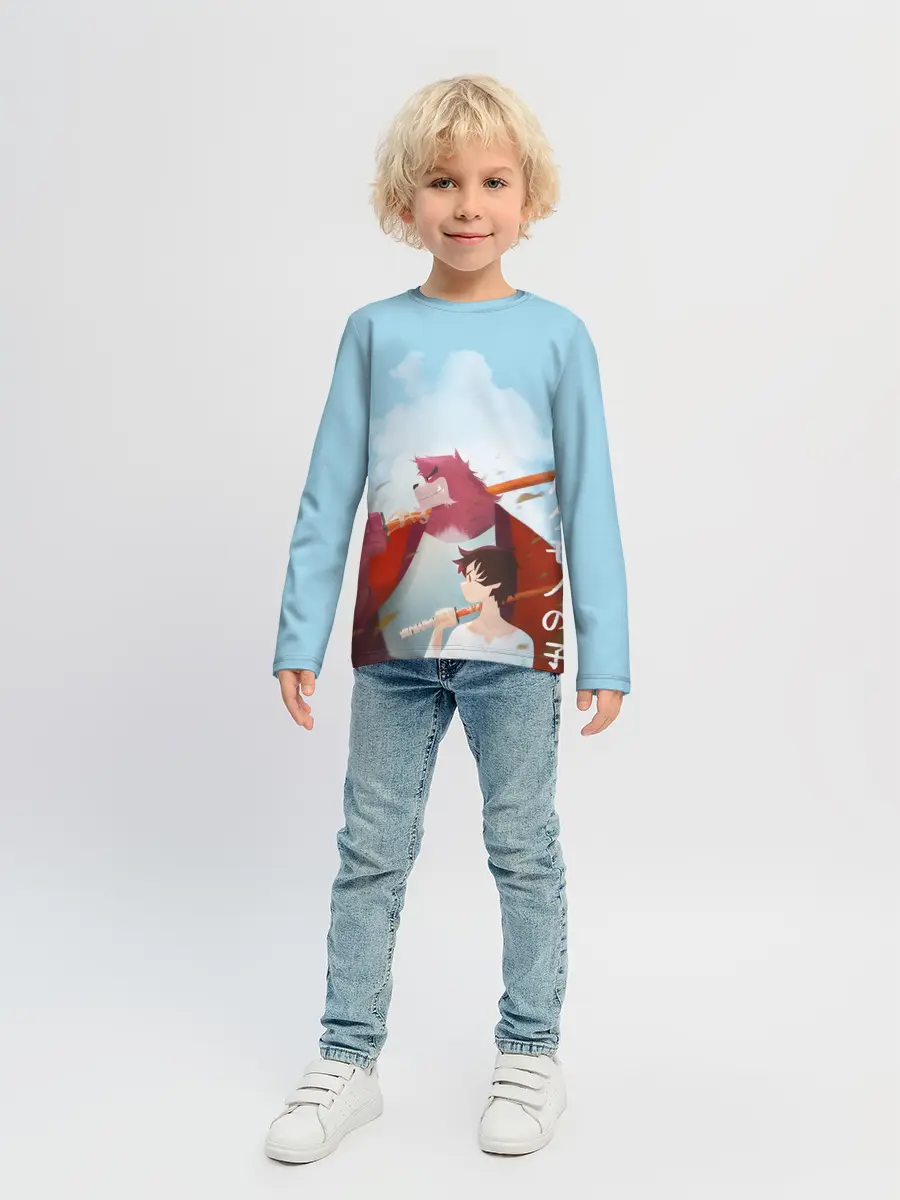 Детский лонгслив / Куматэцу и его ученик