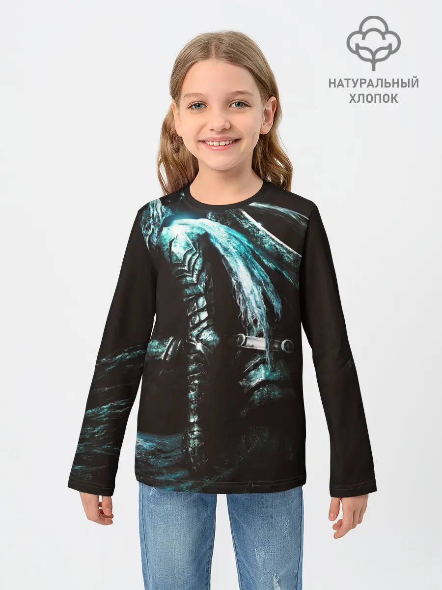 Детский лонгслив / Dark Souls 3 Artorias art