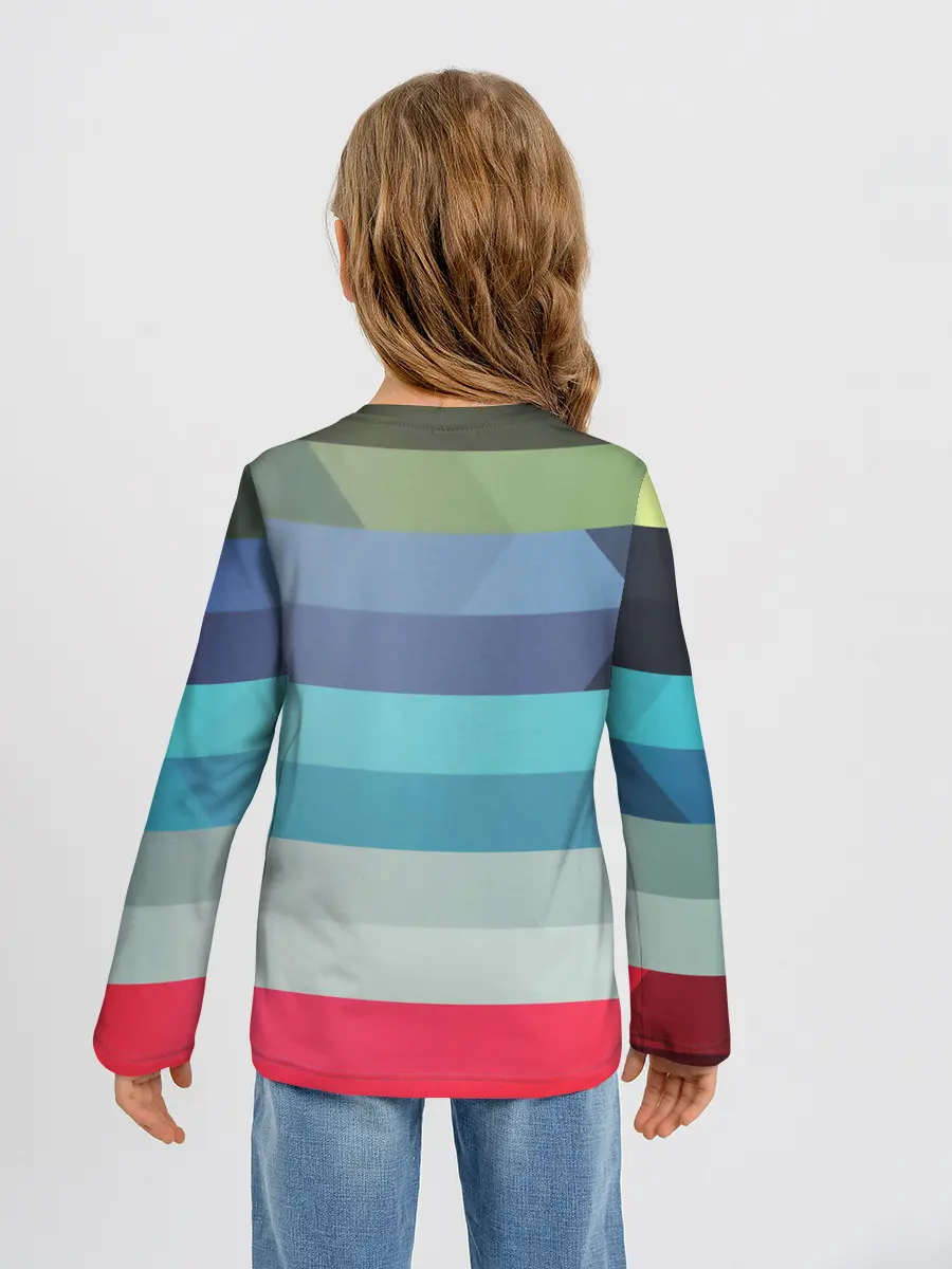 Детский лонгслив / ТЕКСТУРА ЛИНИИ