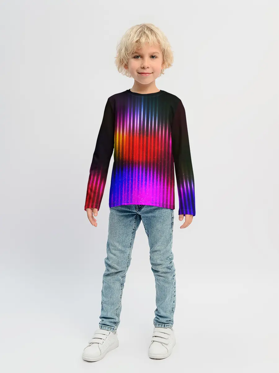 Детский лонгслив / WAVES COLOR